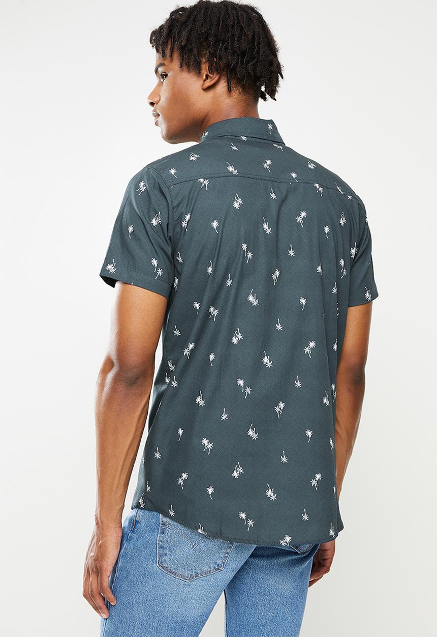 Rip Curl - Paradise palmz short sleeve shirt - navy