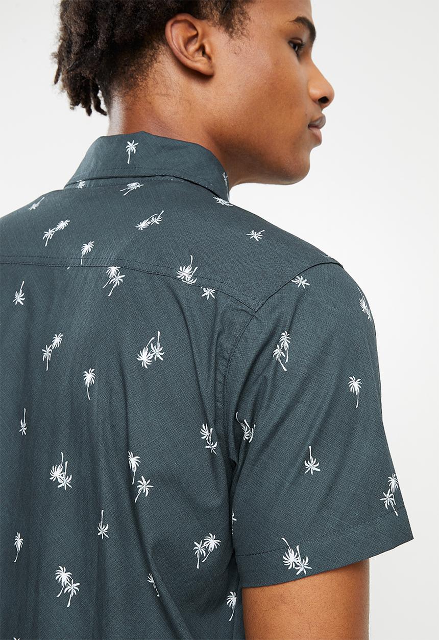 Rip Curl - Paradise palmz short sleeve shirt - navy