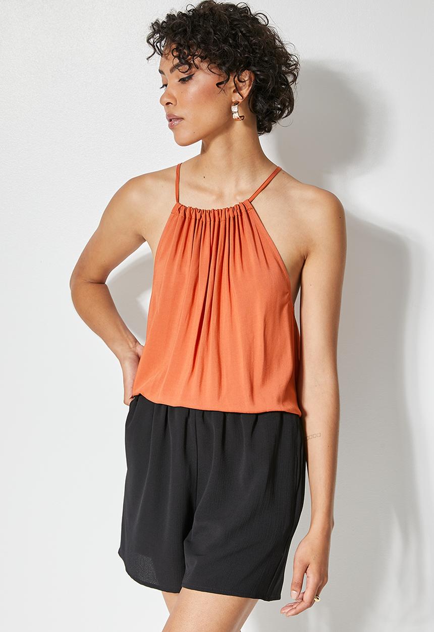 Superbalist - Halter neck cami - copper coin
