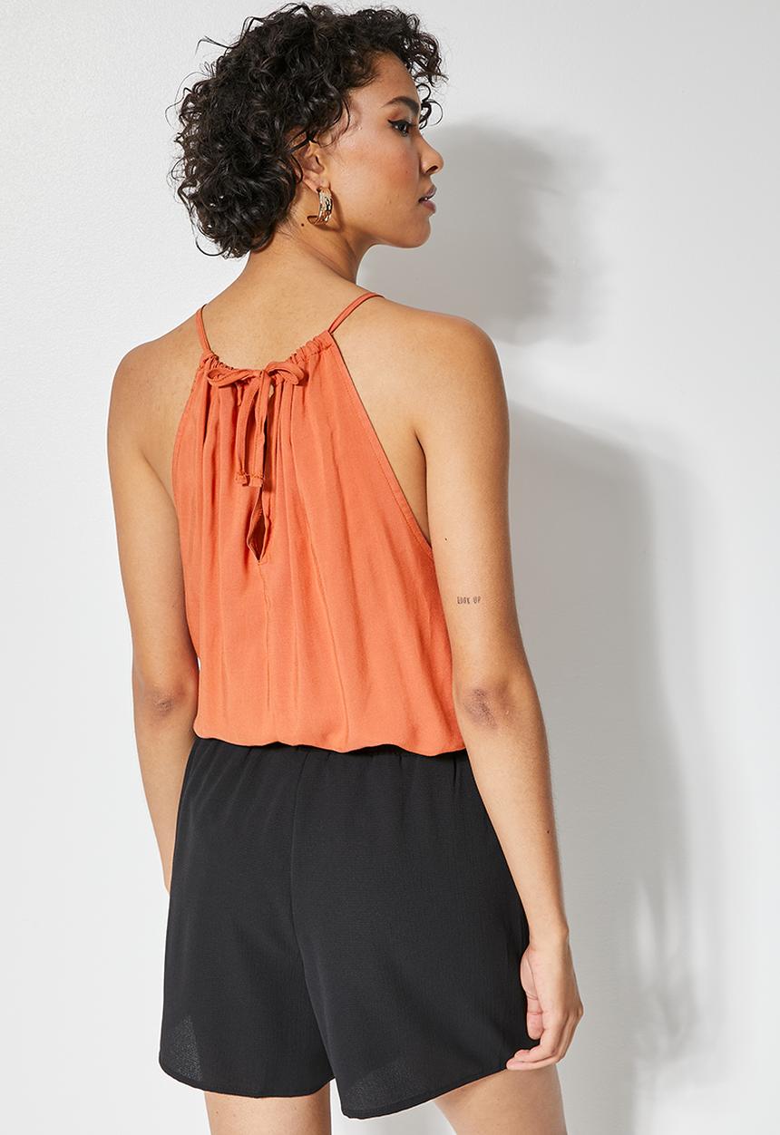 Superbalist - Halter neck cami - copper coin
