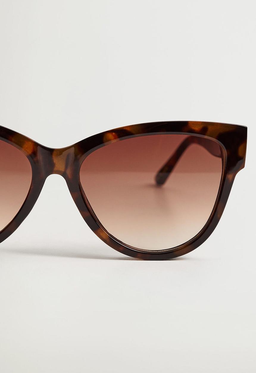 MANGO - Acetate frame sunglasses - brown