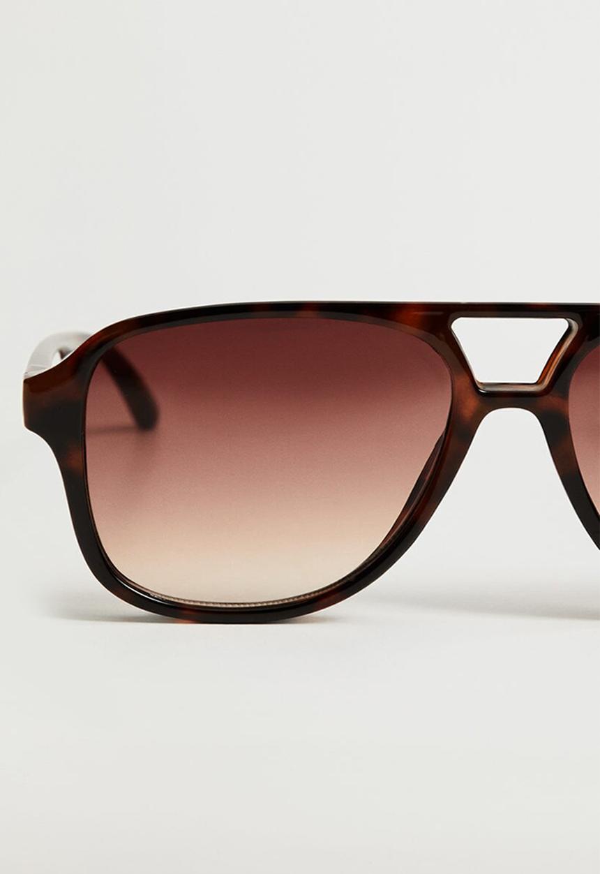 MANGO - Acetate frame sunglasses - chocolate