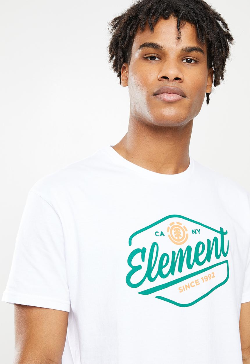 Element - Wash short sleeve tee - white