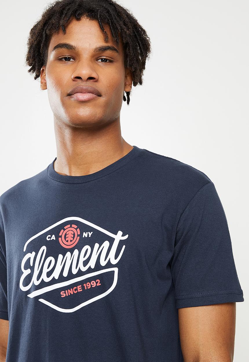 Element - Wash short sleeve tee - navy blazer