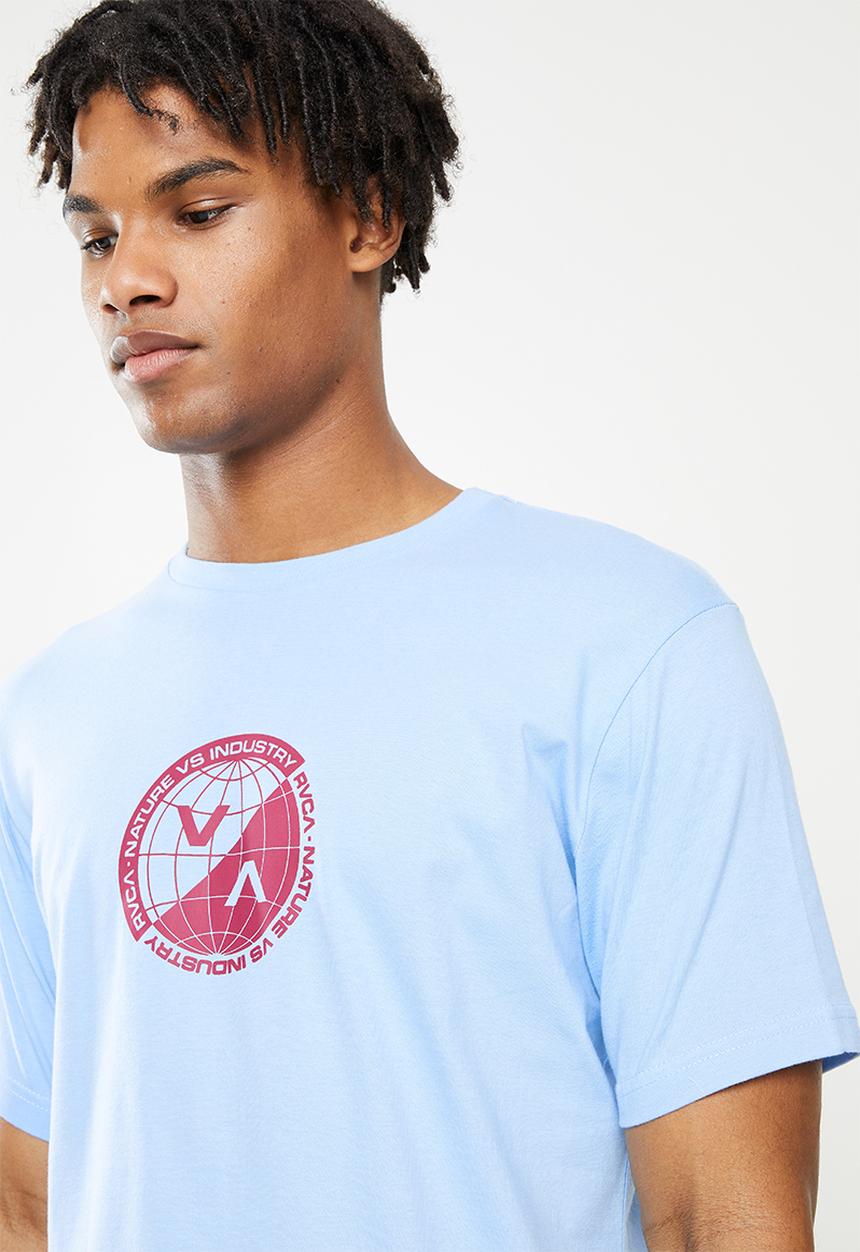 RVCA - Latitude short sleeve - pale blue