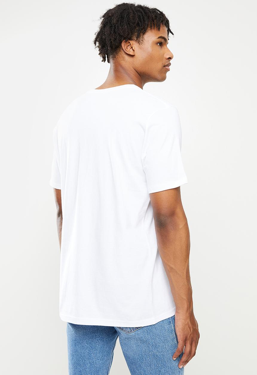 RVCA - Wood work short sleeve  tee - white