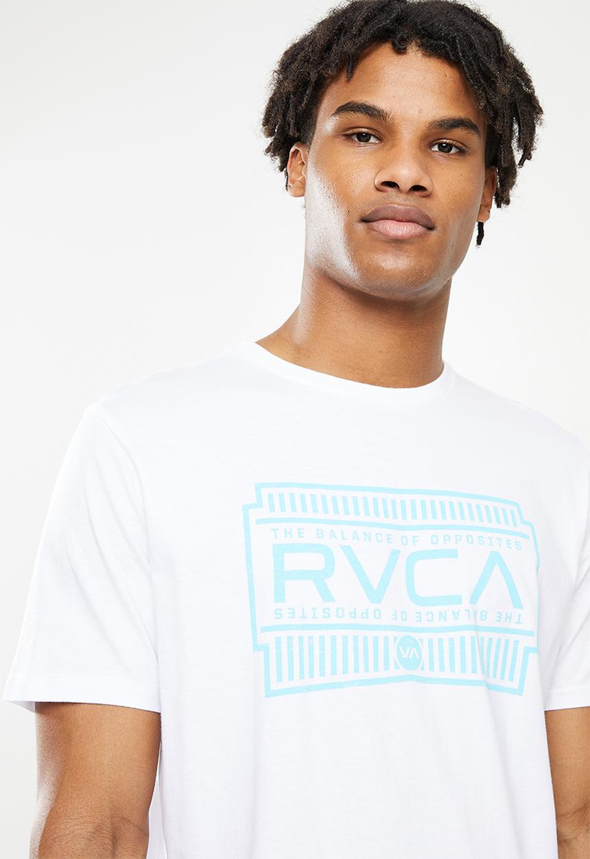 RVCA - Wood work short sleeve  tee - white