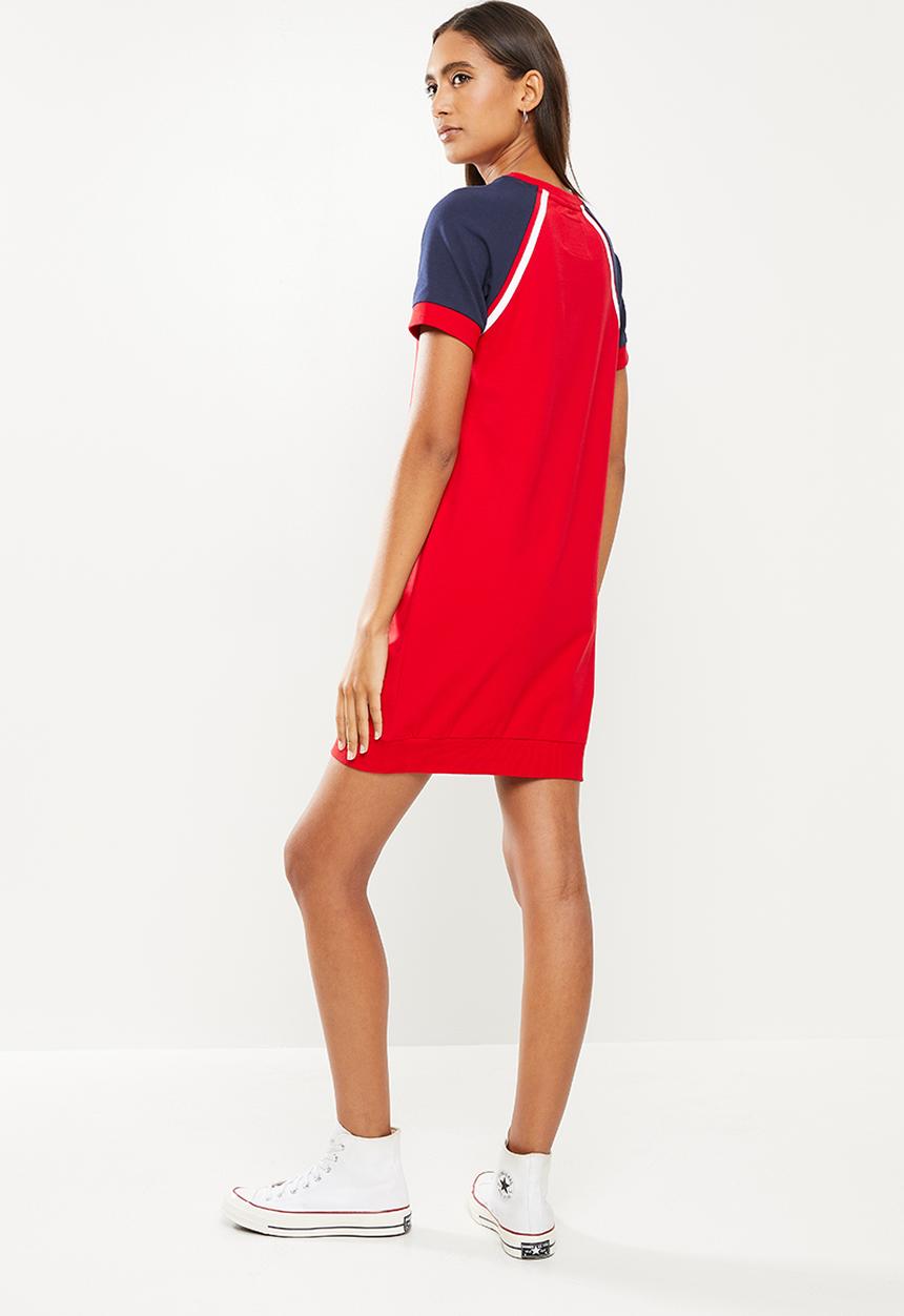 Aca Joe - Ladies aca joe raglan dress - red