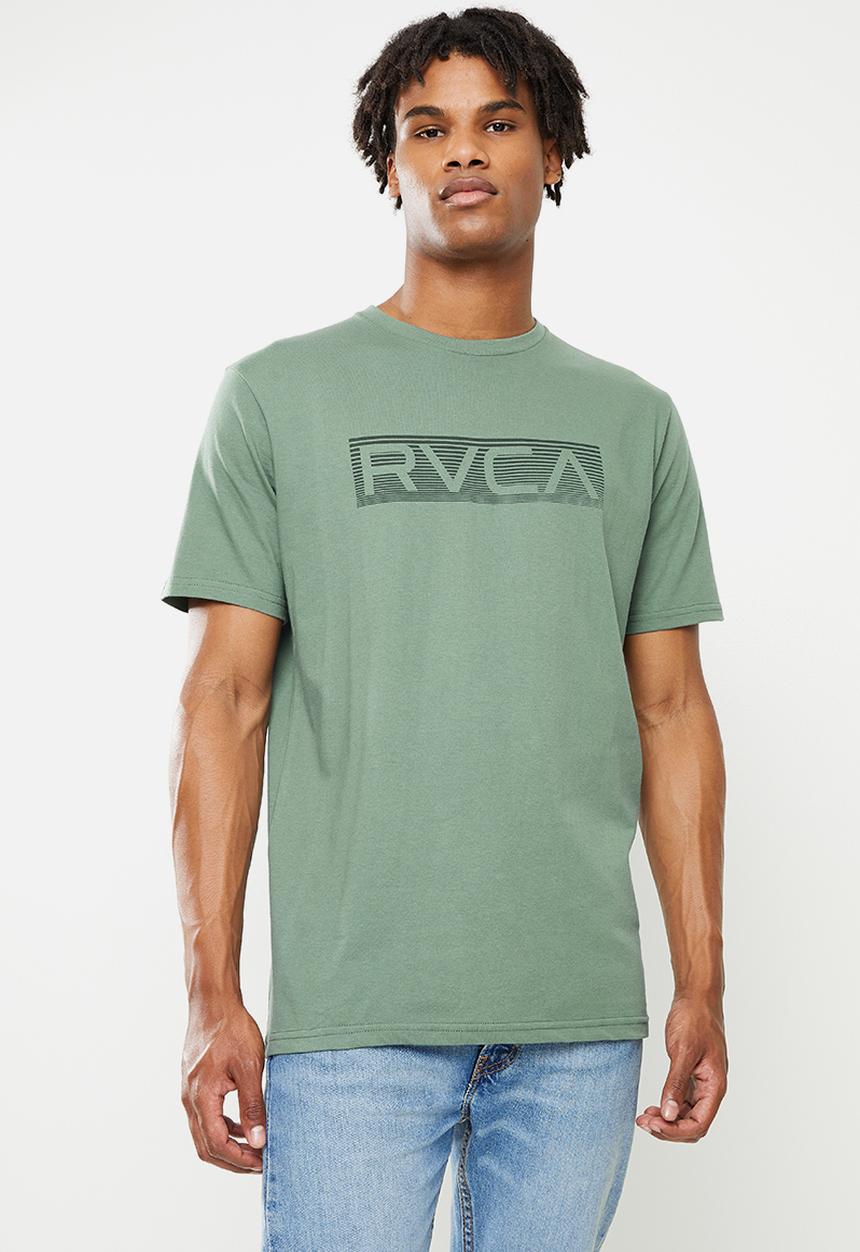 RVCA - Bar fade short sleeve tee -  green