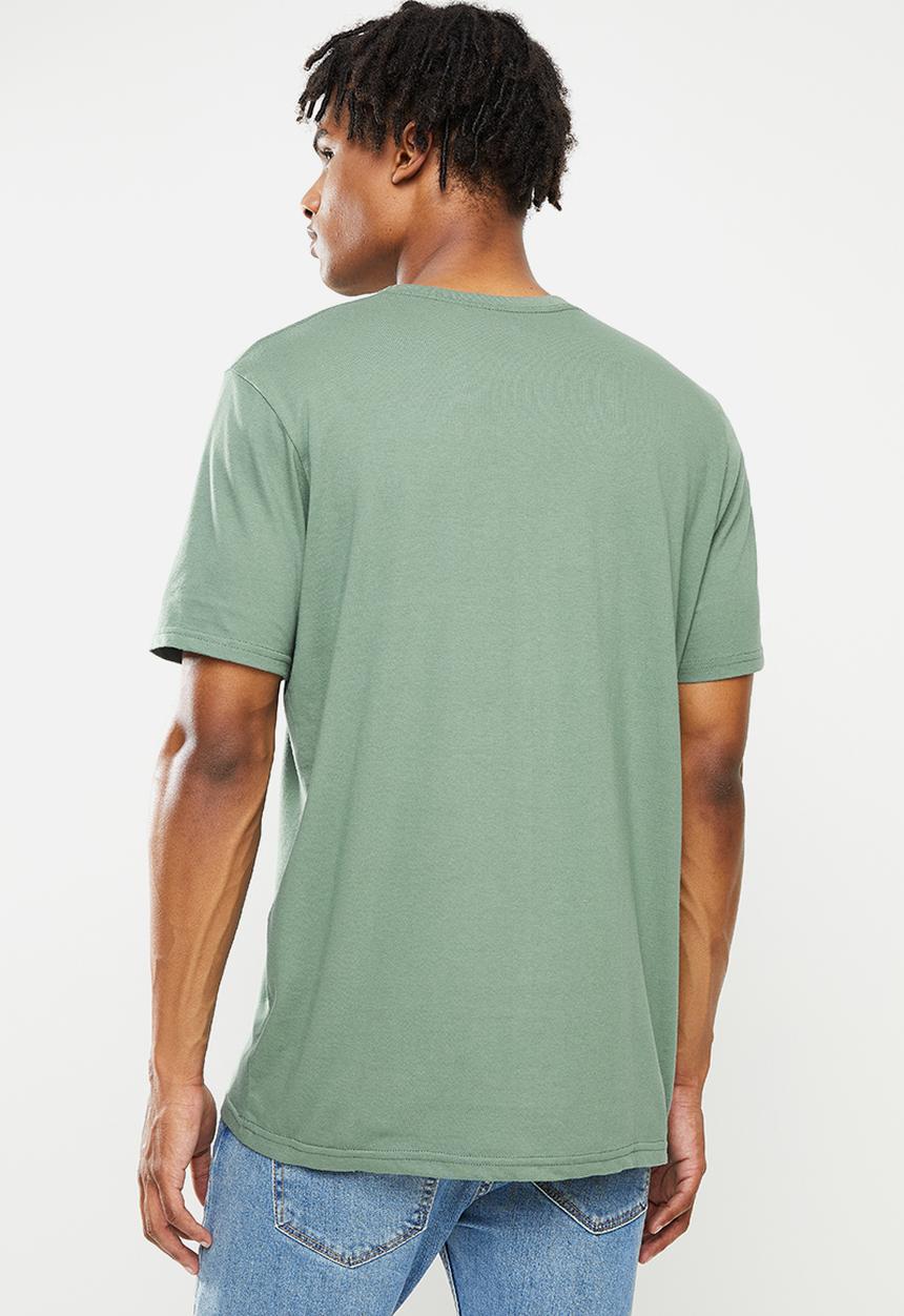 RVCA - Bar fade short sleeve tee -  green