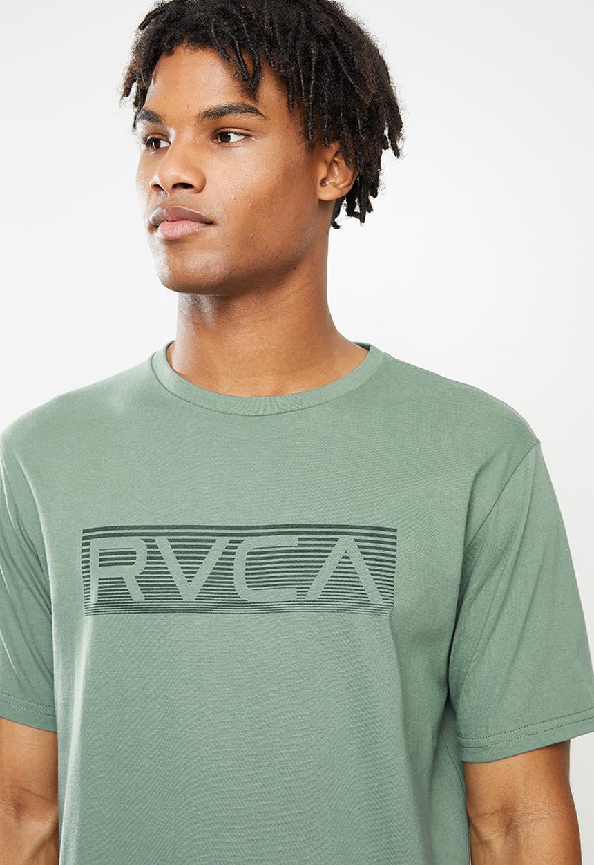 RVCA - Bar fade short sleeve tee -  green