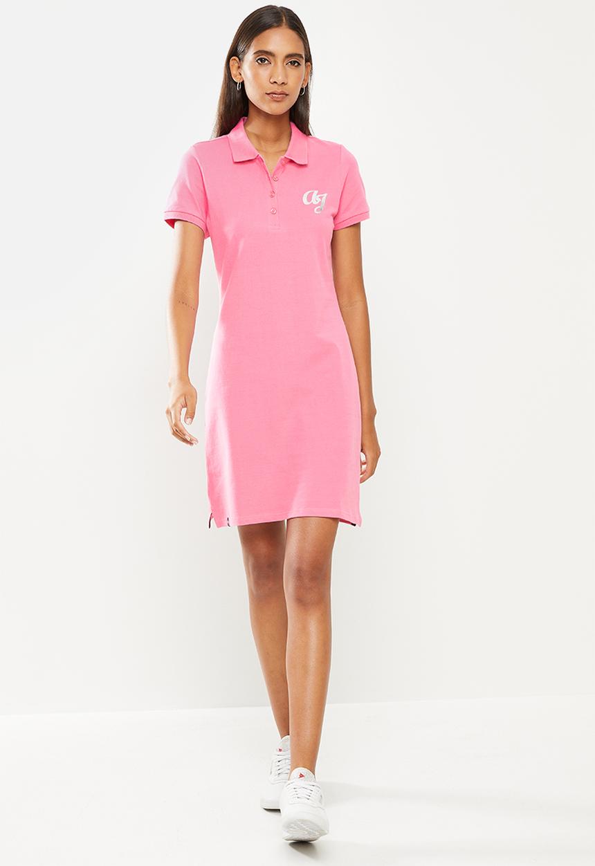 Aca Joe - Ladies aca joe foil print dress - pink