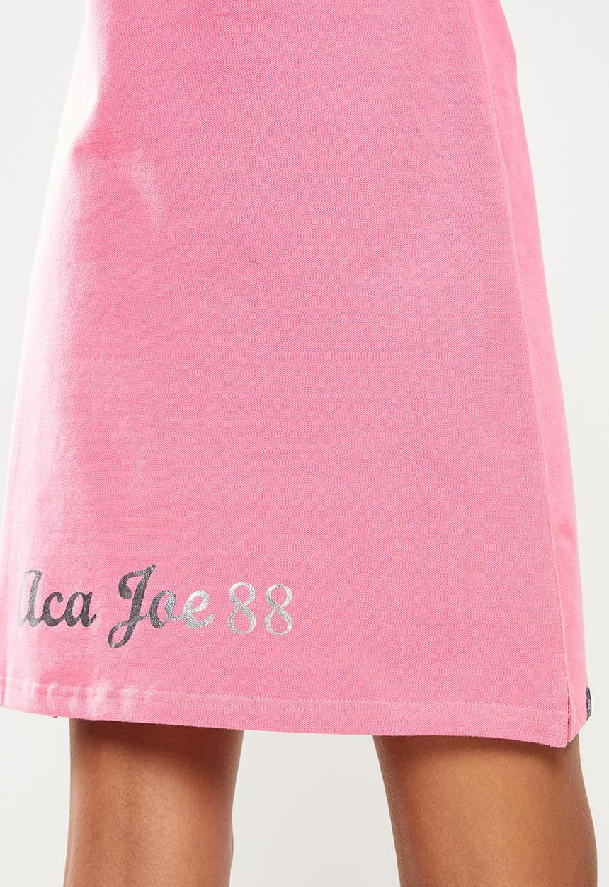 Aca Joe - Ladies aca joe foil print dress - pink