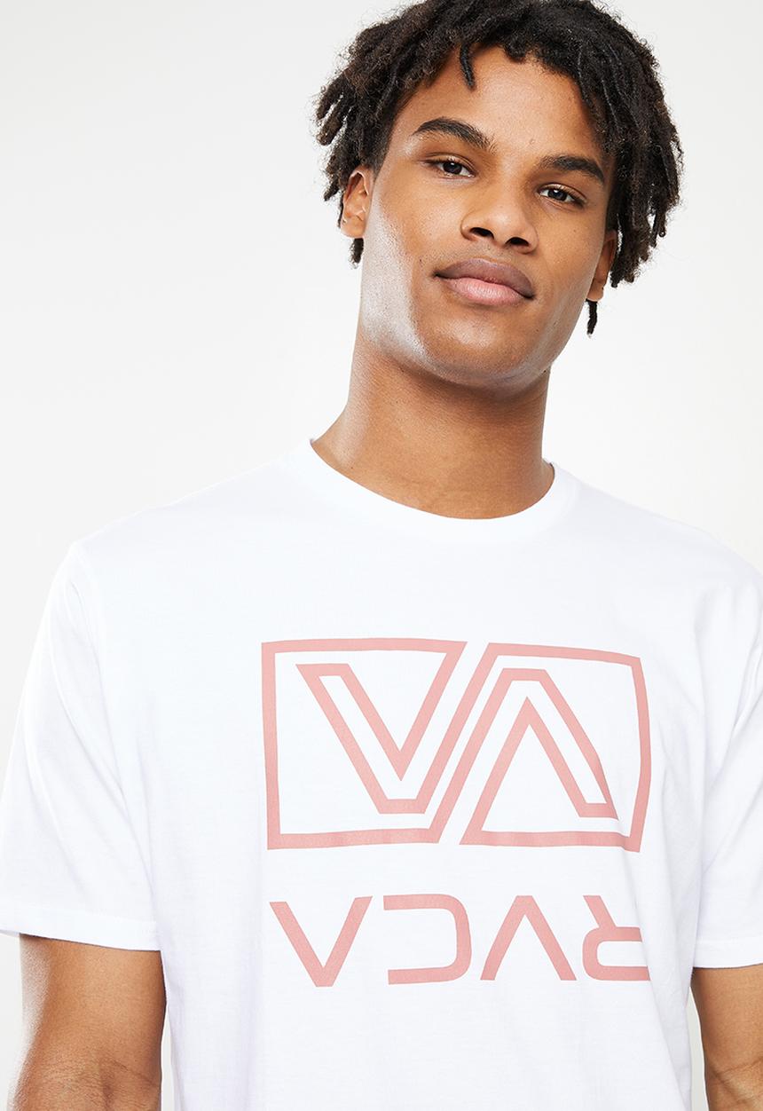 RVCA - Stencil box short sleeve tee - white