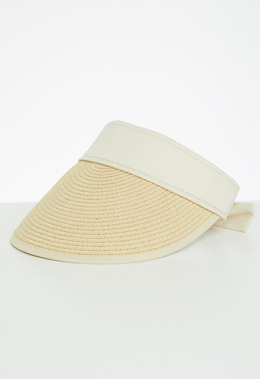 Superbalist - Nina straw visor - natural