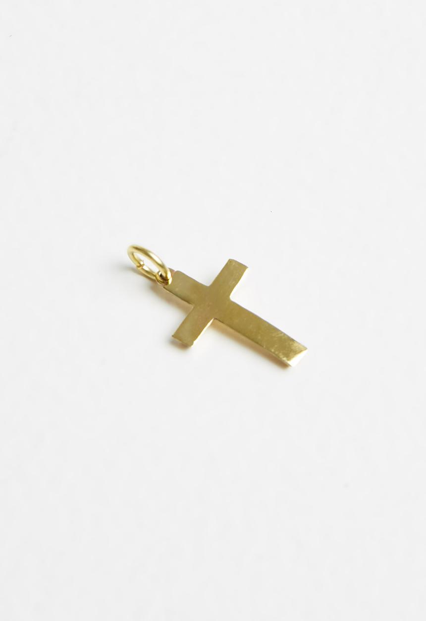 Matter of Fakt - Classic cross pendant - brass