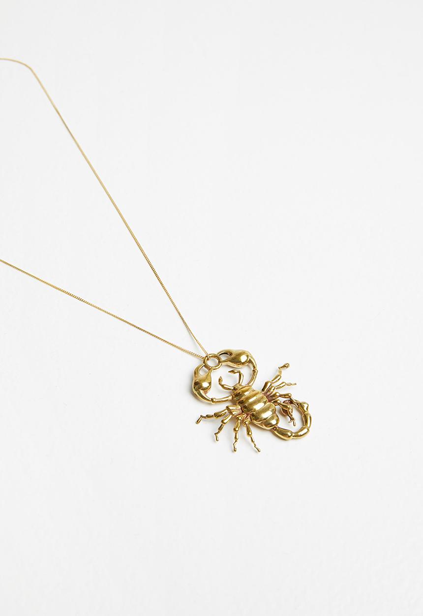 Matter of Fakt - Scorpio pendant - brass