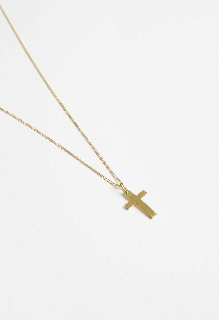 Matter of Fakt - Classic cross pendant - brass