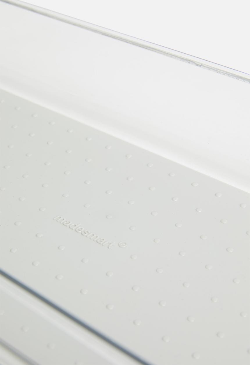 Madesmart - Soft-grip 16x6 bin - clear