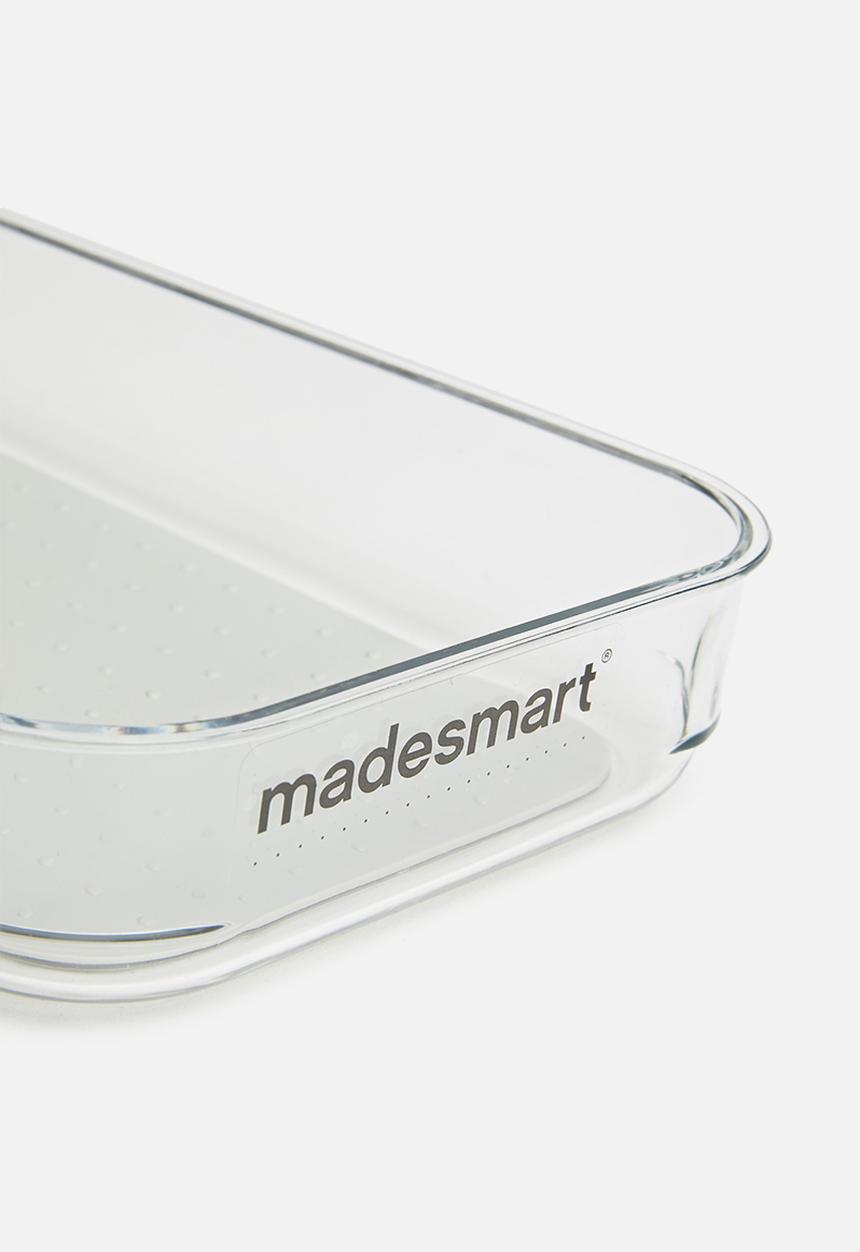 Madesmart - Soft-grip 16x6 bin - clear