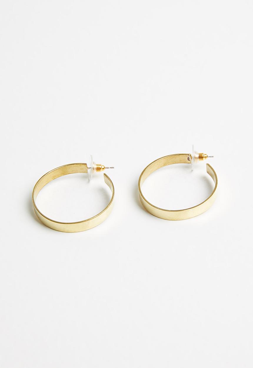 Matter of Fakt - YolandÈ hoop earrings - brass