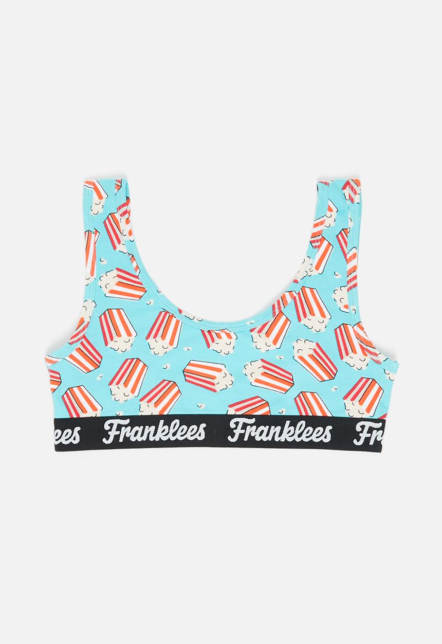 Franklees - Popcorn u-back bralette - multi print