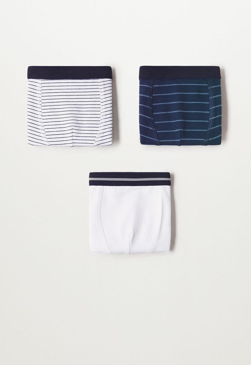 MANGO - Brief stripes - navy