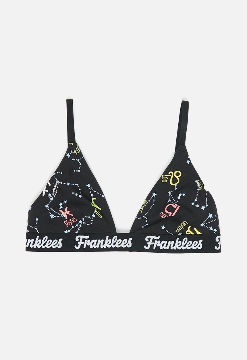 Franklees - Astrological triangle bralette - multi print