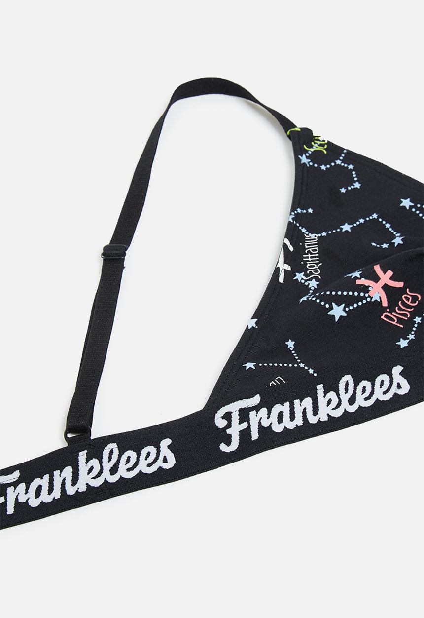 Franklees - Astrological triangle bralette - multi print