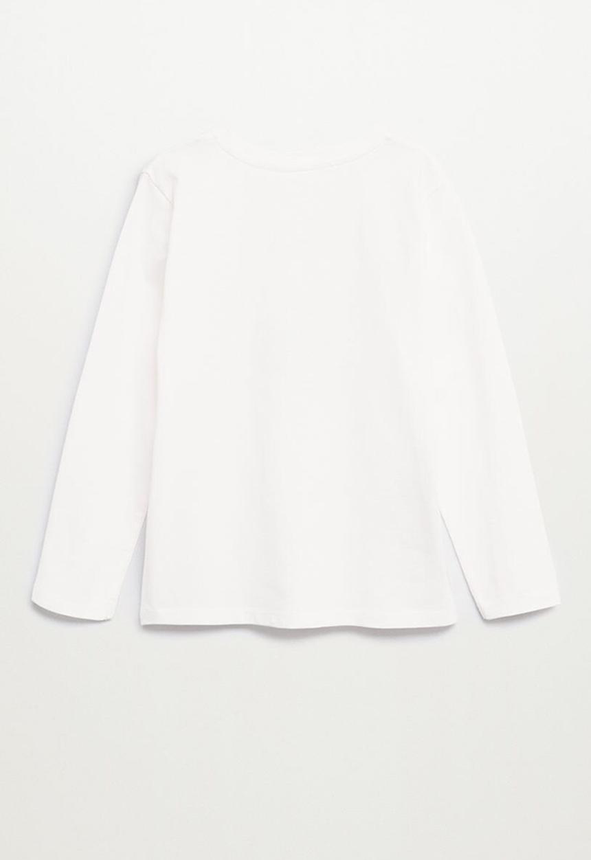 MANGO - T-shirt enjoy - natural