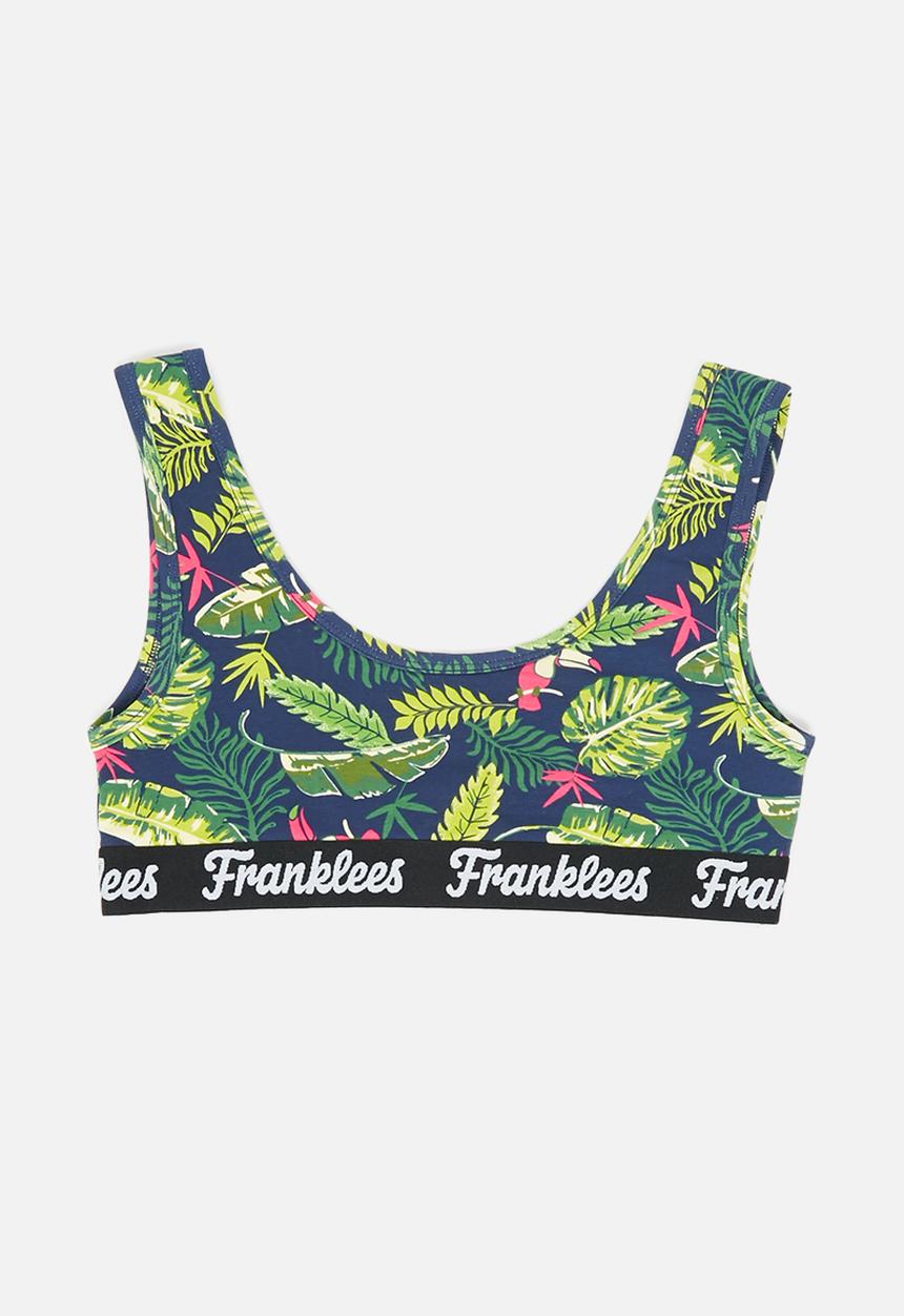 Franklees - Midnight tropic u-back bralette - multi print