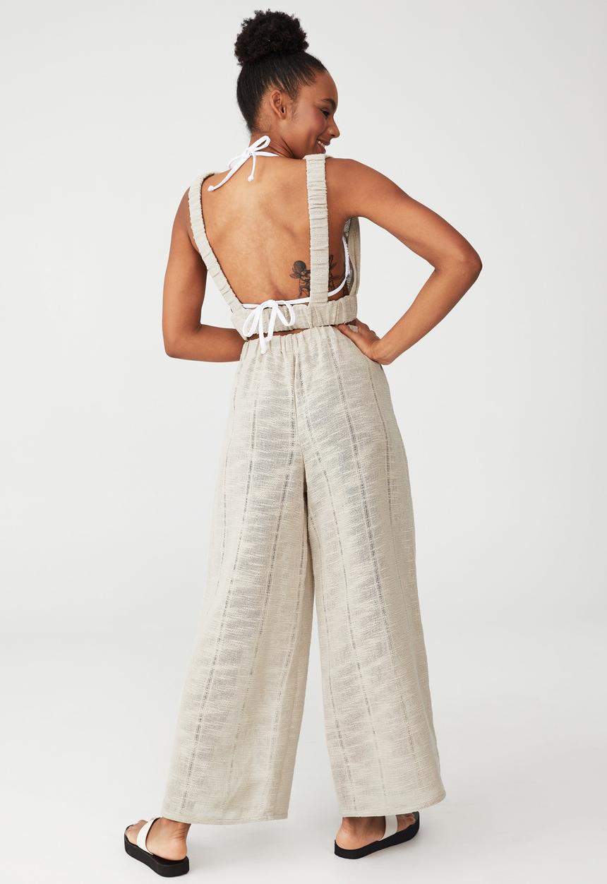 Cotton On - Beach wide leg pants - beach sand
