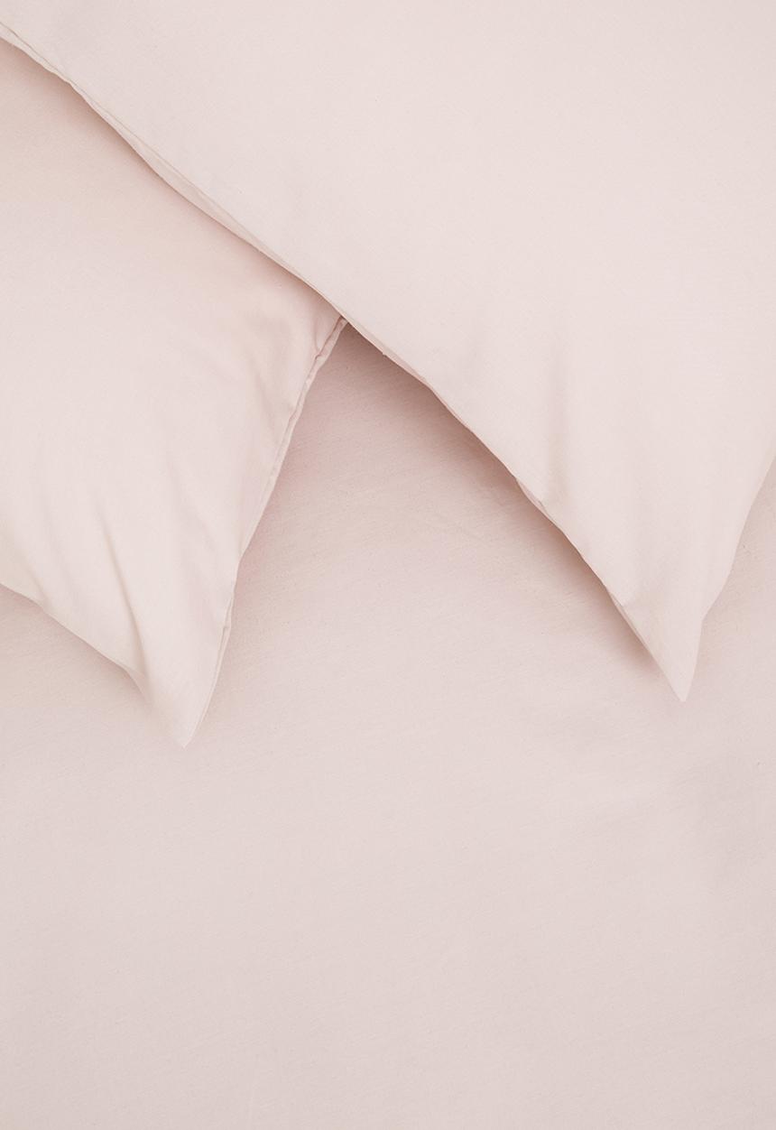 Sixth Floor - Polycotton duvet cover set - dusty pink