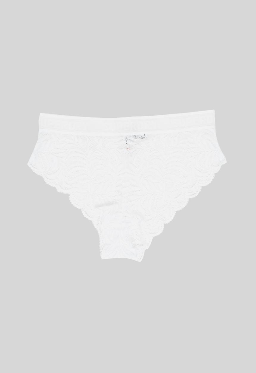 Superdry. - Lace brazilian brief - black & white