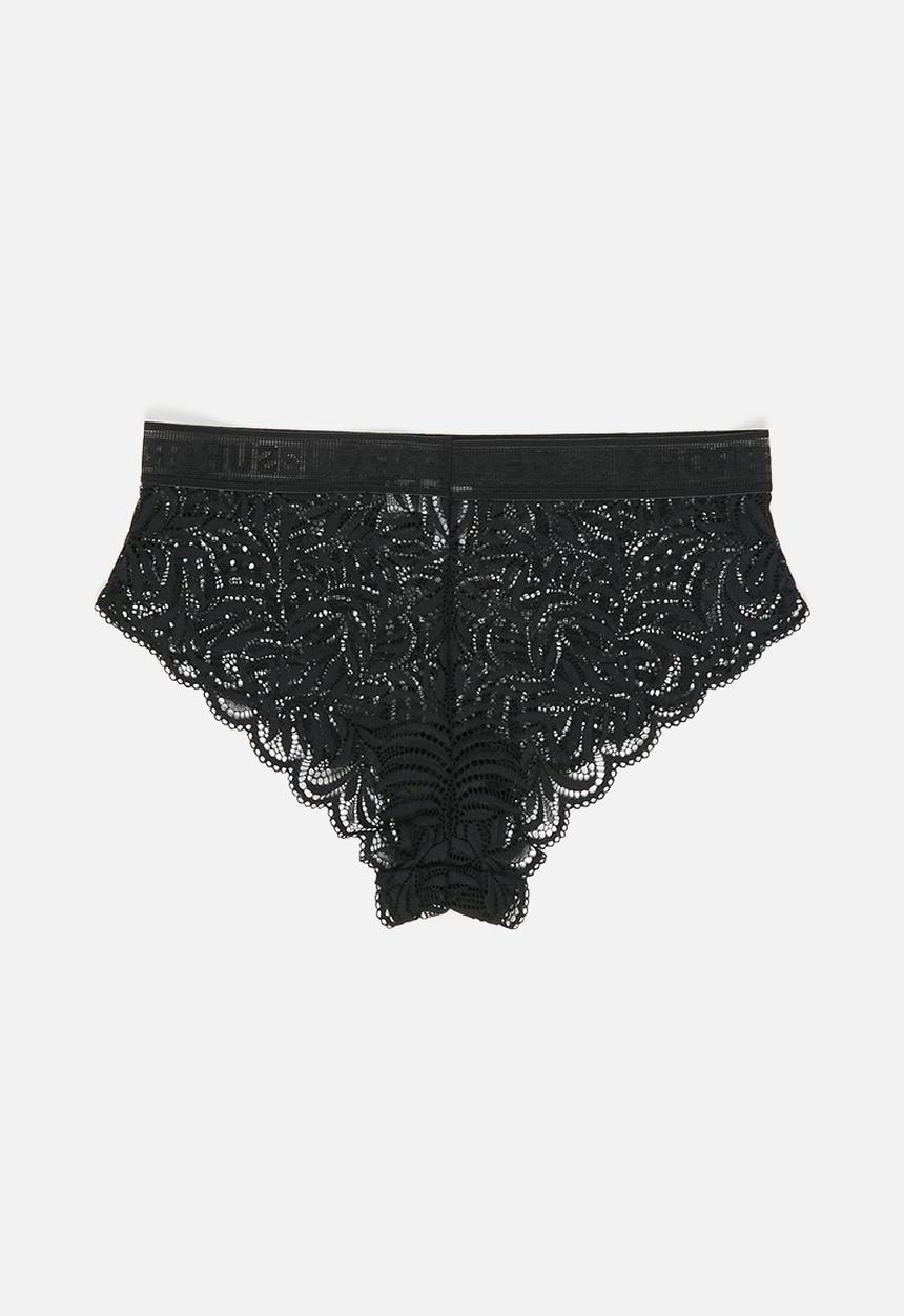 Superdry. - Lace brazilian brief - black & white