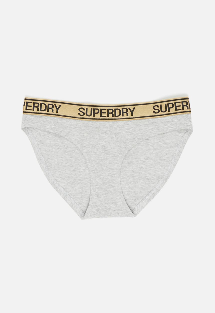 Superdry. - Grace super brief - black & grey 