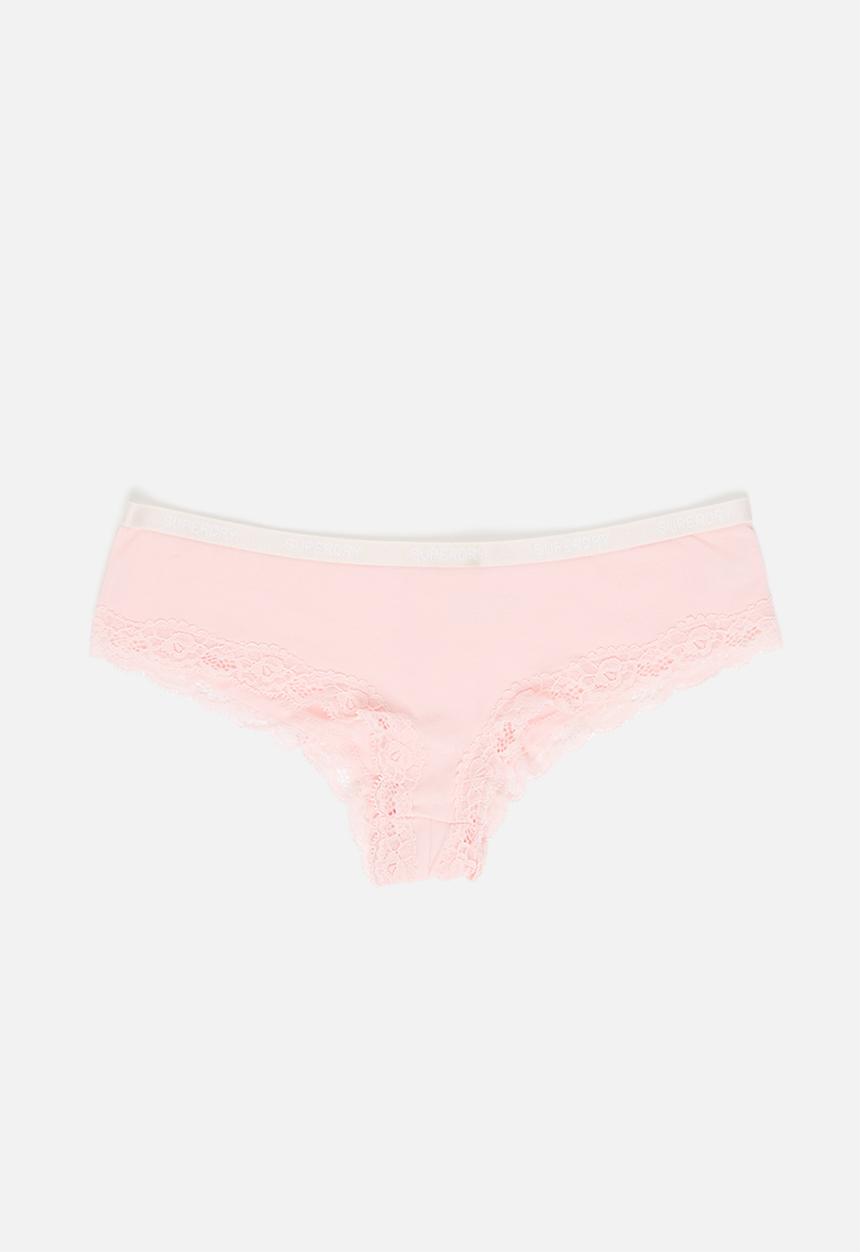 Superdry. - Lace trim brief -  multi 