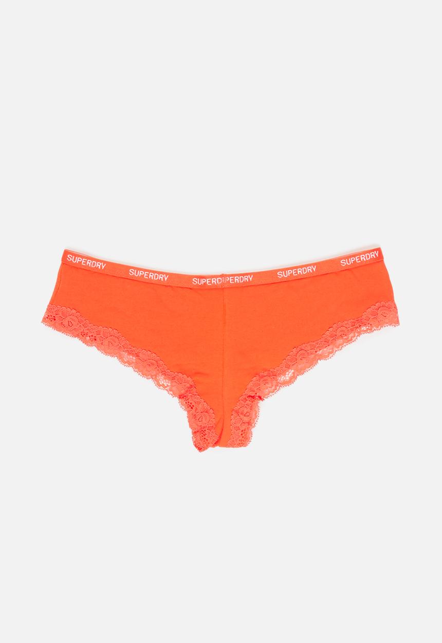 Superdry. - Lace trim brief -  multi 