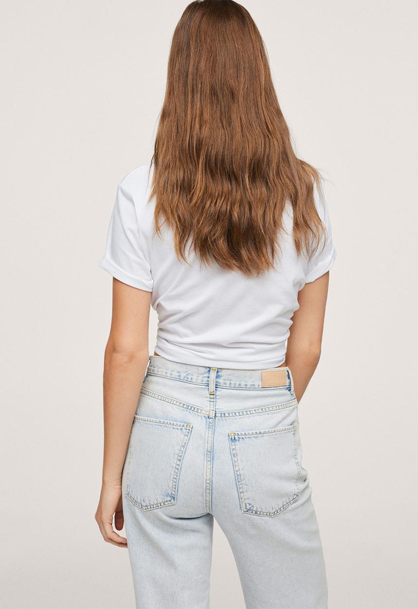 MANGO - T-shirt pstilubi - white