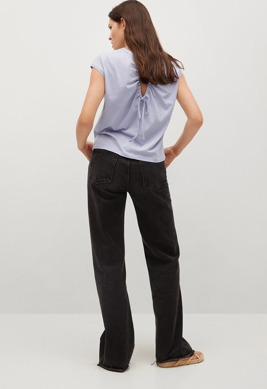 MANGO - T-shirt vicky14 - light pastel blue