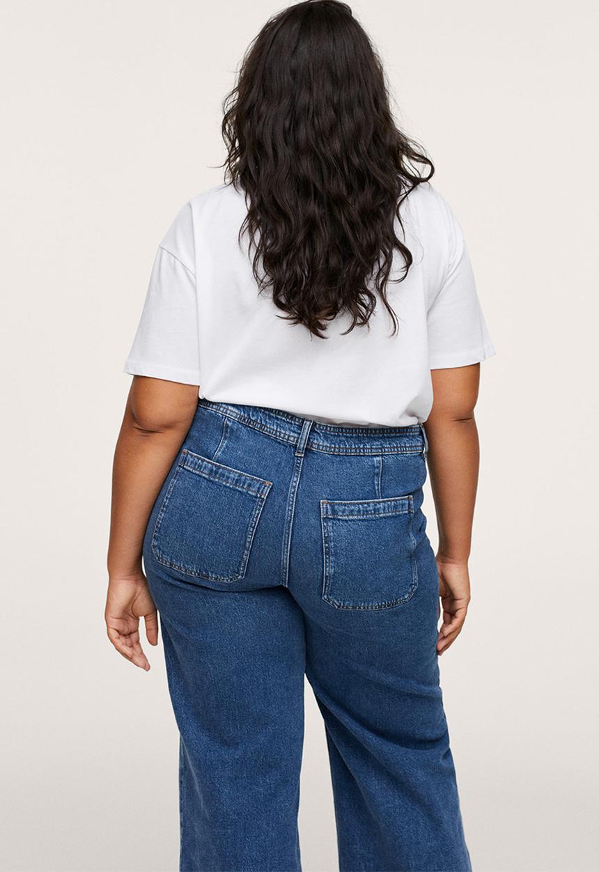 MANGO - Plus T-shirt pstilubi - white
