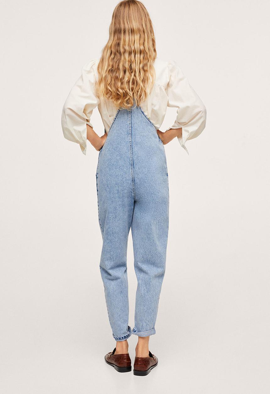 MANGO - Dungarees agnes - open blue