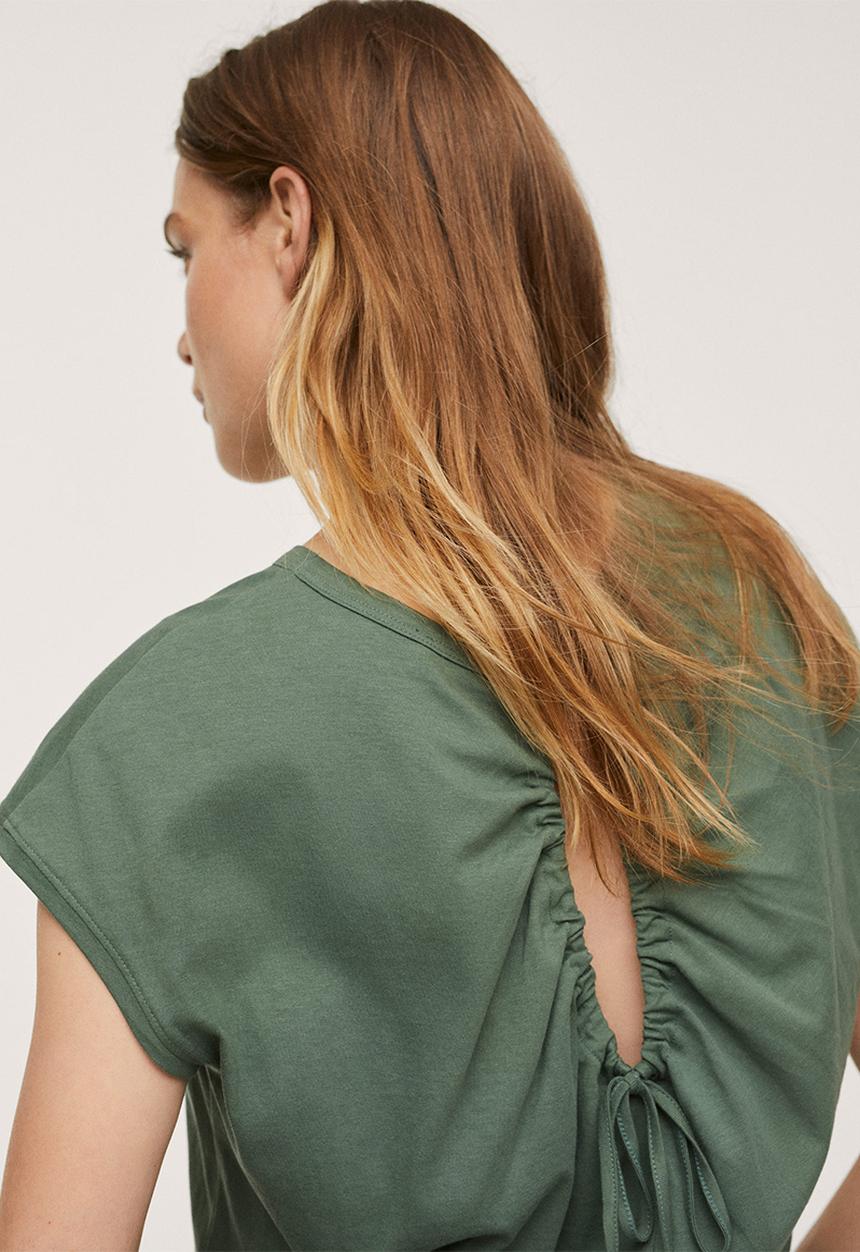MANGO - T-shirt vicky14 - green