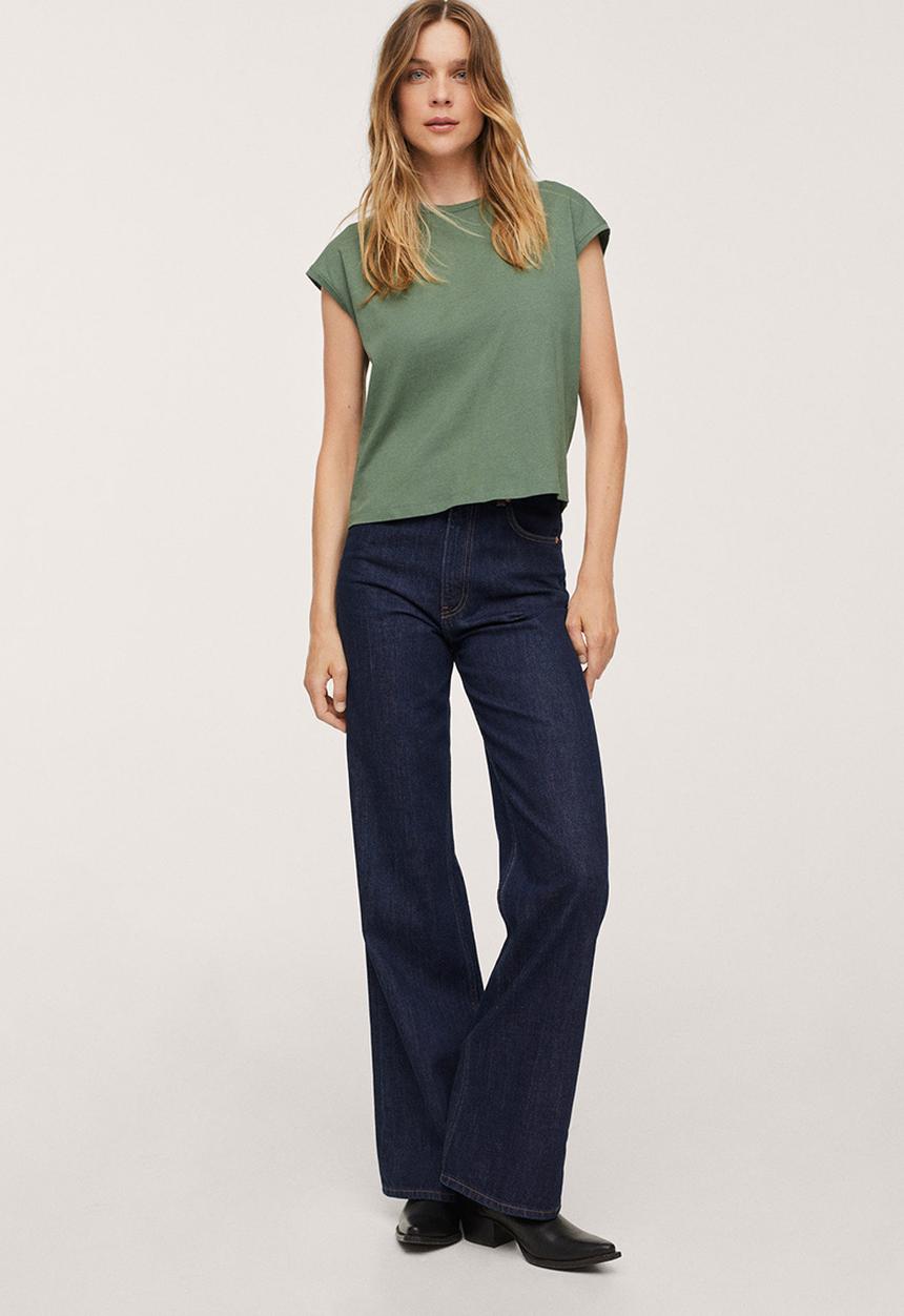 MANGO - T-shirt vicky14 - green