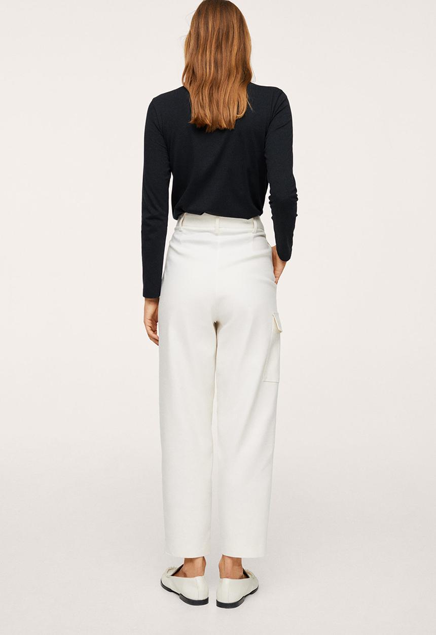 MANGO - T-shirt saco1 - black