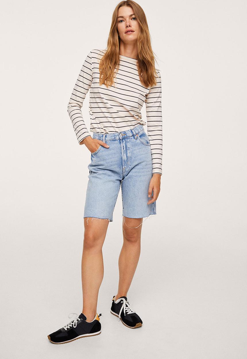 MANGO - T-shirt saco1 - light beige
