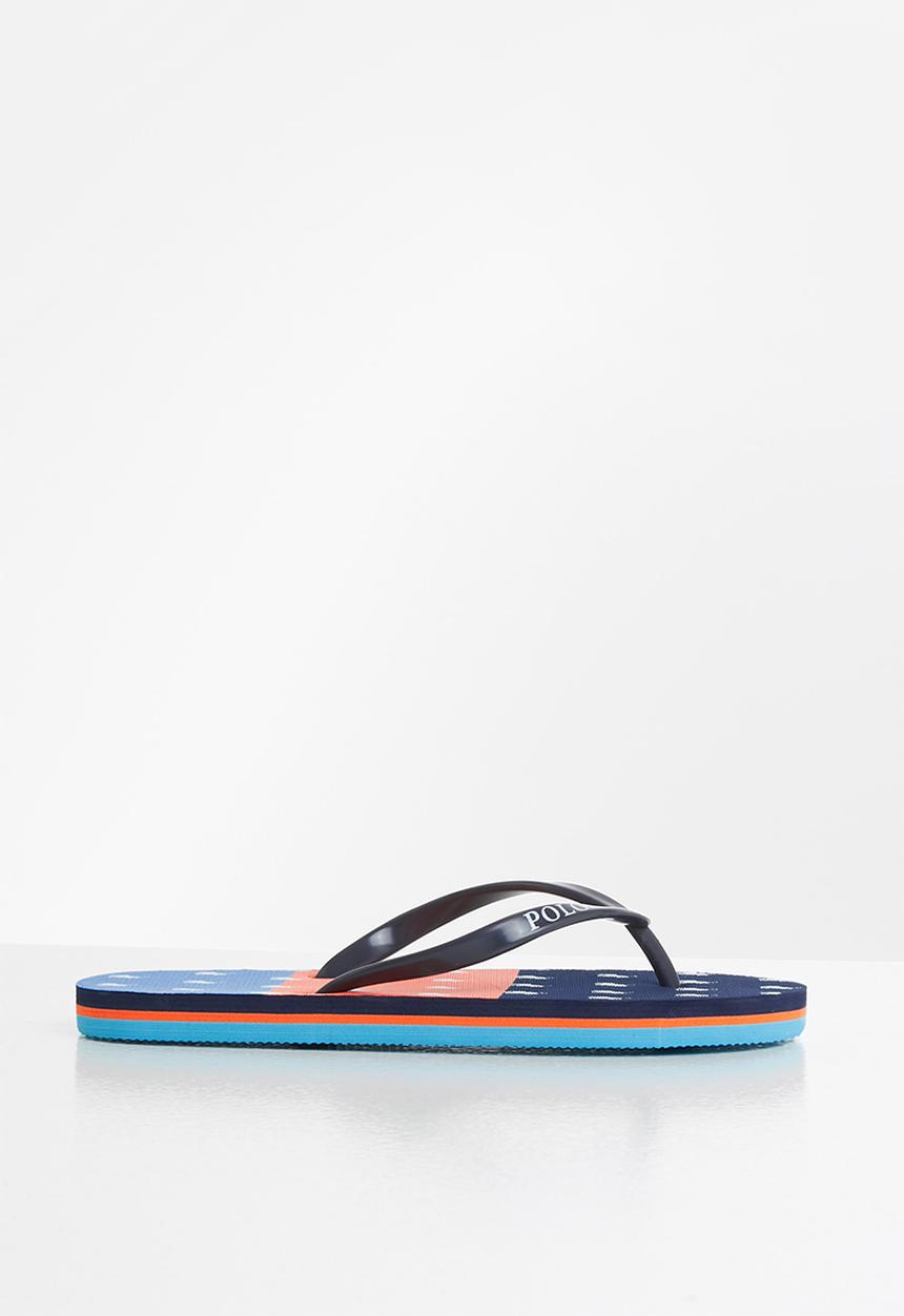 POLO - Boys carl monogram flip flop - navy