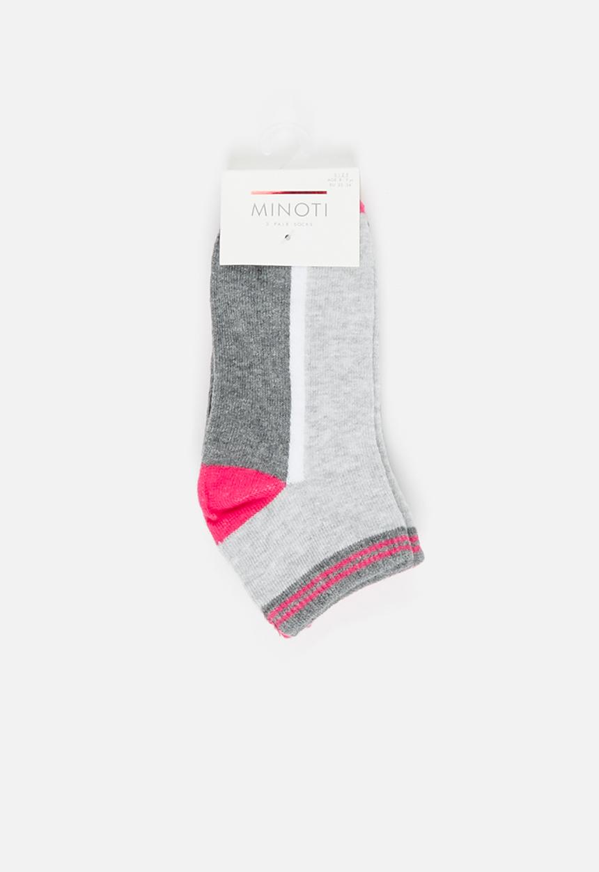 MINOTI - Girls 3pack training socks - multi