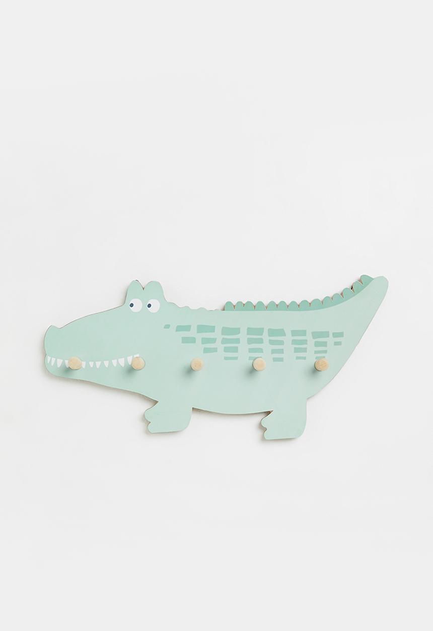 H&S - Alligator coat rack - green