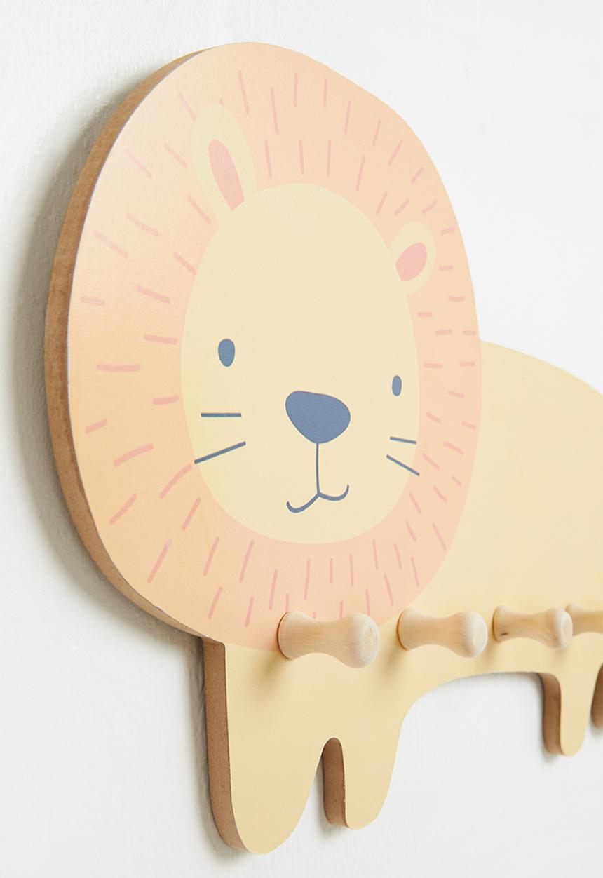 H&S - Lion coat rack - yellow